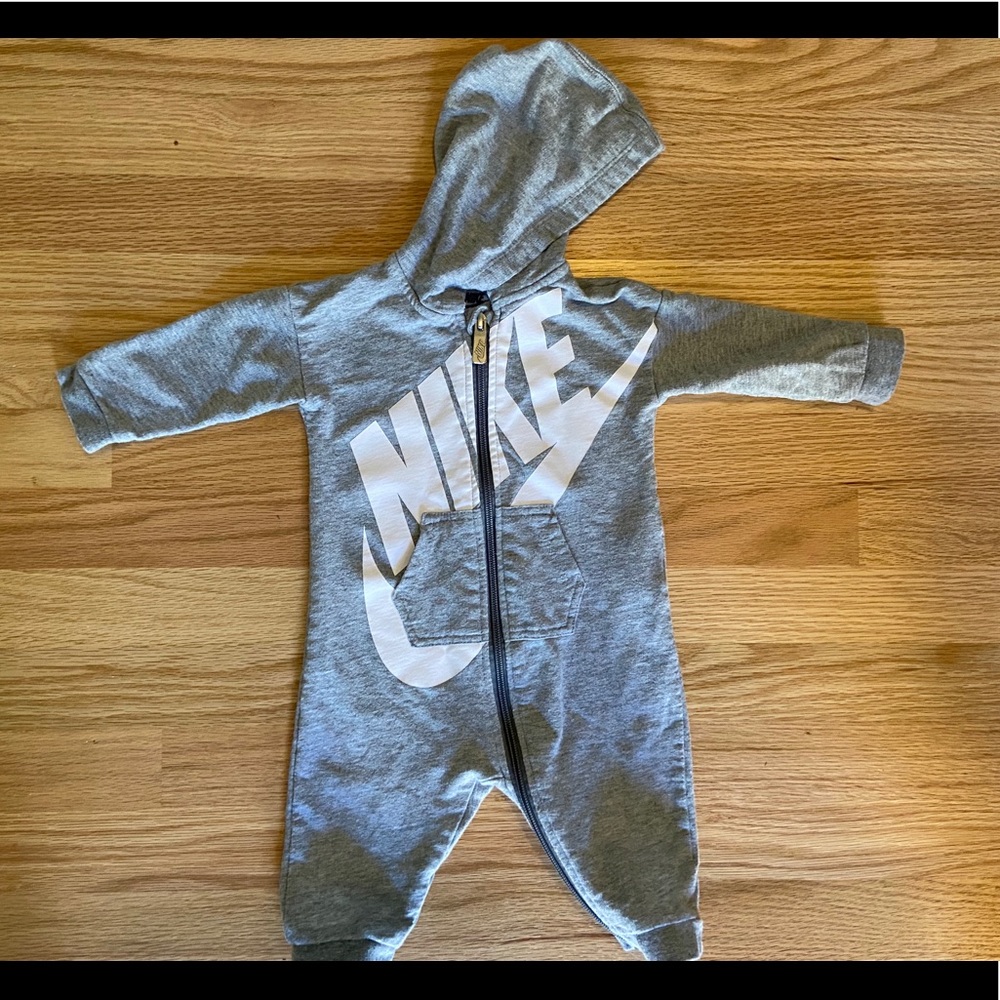 Gray Nike Bodysuit